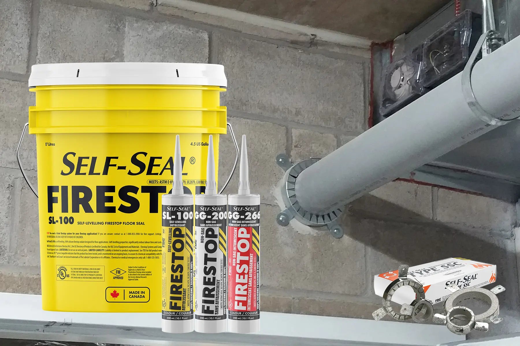 Firestopping Products by Self Seal